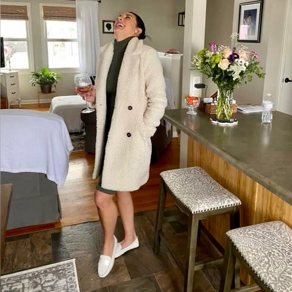 Nine West Cream Teddy Jacket - Picture 8 of 8